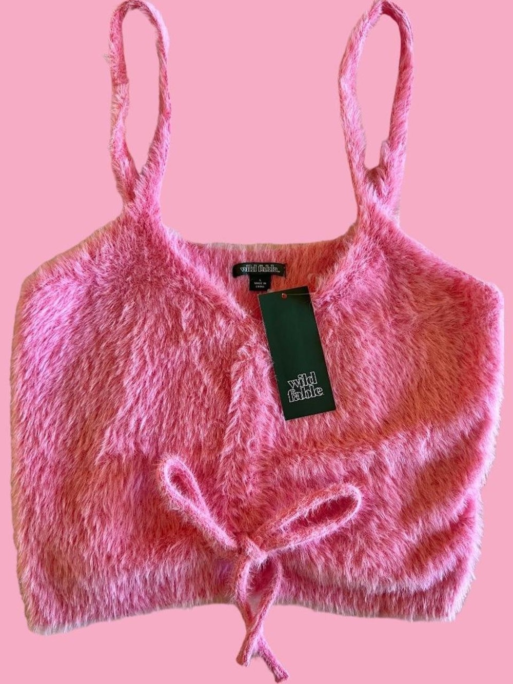 Wild Fable Fuzzy Crop Tank Top